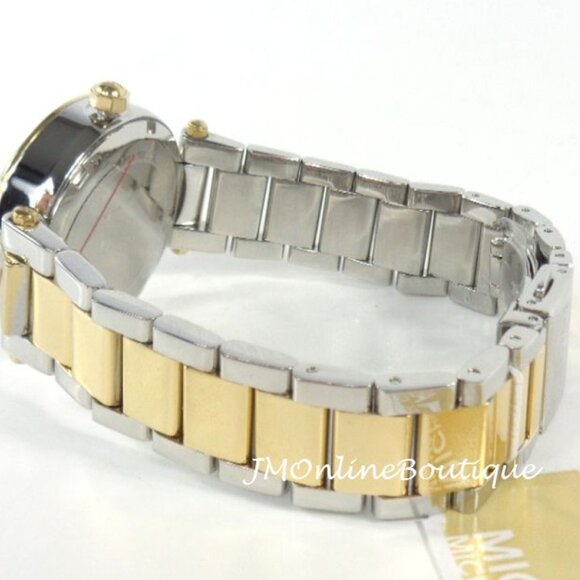 Michael Kors Womens Chronograph Mini Parker Two-tone Watch MK6055 - Picture 7 of 9